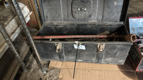 Toolbox of large wrenches