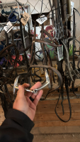 Headset with split bit