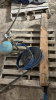 Lay flat hose, rail, plumbing