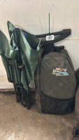 Lawn chair, portable bbq