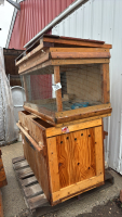 Rabbit cage with storage