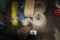 tie down straps, small chain