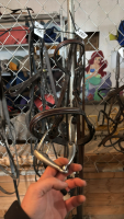 Split bit, reins, headset