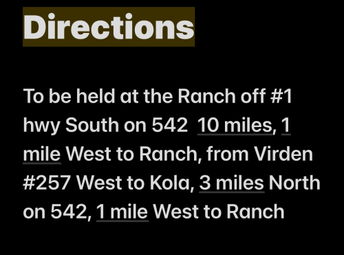 Directions