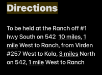 Directions