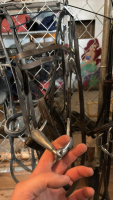 Split bit, reins, headset
