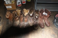 4 pairs of size 10 & 11 boots