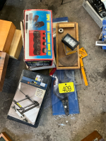 Drum Sanding Set, Jointer Jigs, Protractors