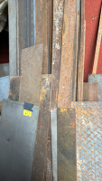Large variety of sheet steel and flat iron various sizes