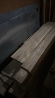 Quantity of milled 1&rdquo; lumber 6&rsquo; lengths. Some live edge