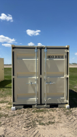 6&rsquo; 4&rdquo; x 8&rsquo; 2&rdquo; Container (1 end door, 1 man door)