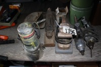 air impact drill, sander, electric painter, wooden plane