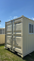 8&rsquo; 11&rdquo; x 7&rsquo; 4&rdquo; Container (1 end door, 1 man door)