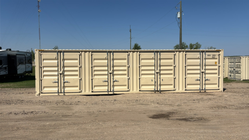 40ft x 8ft Container (4 side doors, 1 end door)