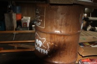 2 steel barrels