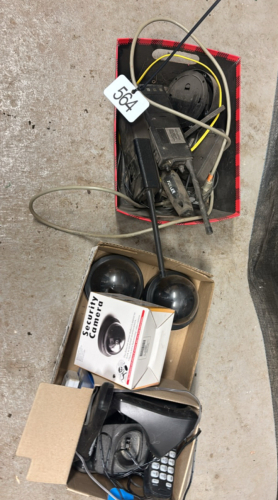 Radios, false security cameras