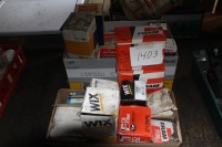 2 boxes of various filters