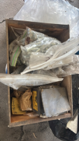 Large assortment of bin bolts, carriage bolts etc