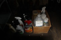 insect sprays & cleaning supplies