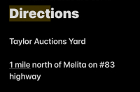Directions