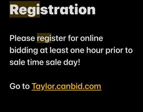 Registration