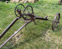 Grader parts on steel