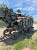 Massey Harris threshing machine