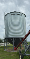 5000 bushel westeel grain bin with hopper