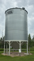3000 bushel westeel grain bin with hopper