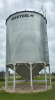 5000 bushel westeel grain bin on hopper