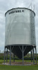 5000 bushel westeel grain bin on hopper