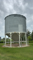 4000 bushel westeel grain bin with hopper