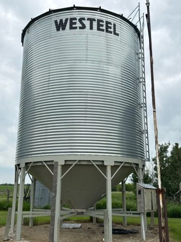 Westeel 5000 bushel hopper bin