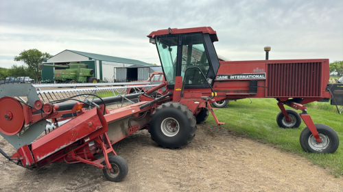 1994 Case IH 8820 swather with 25&rsquo; double swath header