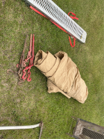 3 chain boomers, 1 tarp