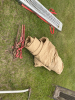 3 chain boomers, 1 tarp