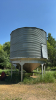 Grain bin on hopper