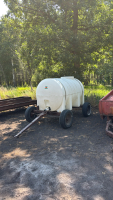 Water tank on trailer