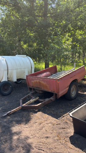 Truck box trailer