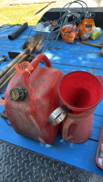 Jerry can, shop oil supplies