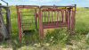 Livestock shoot, self catch headgate, palp cage