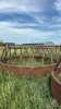Heavy duty round bale feeder