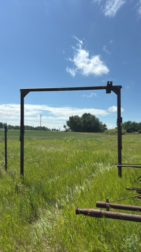 Large hoist frame