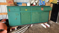 Heavy duty wood shelving unit