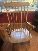 Oak rocking chair