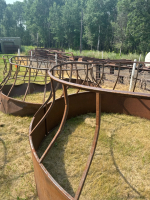 2- skirted bale feeders need repair