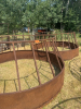 2-skirted bale feeders