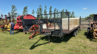 14&rsquo; gooseneck trailer with electric tailgate lift