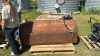 Slip tank with electric pump