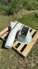 Poly and metal grain spouts